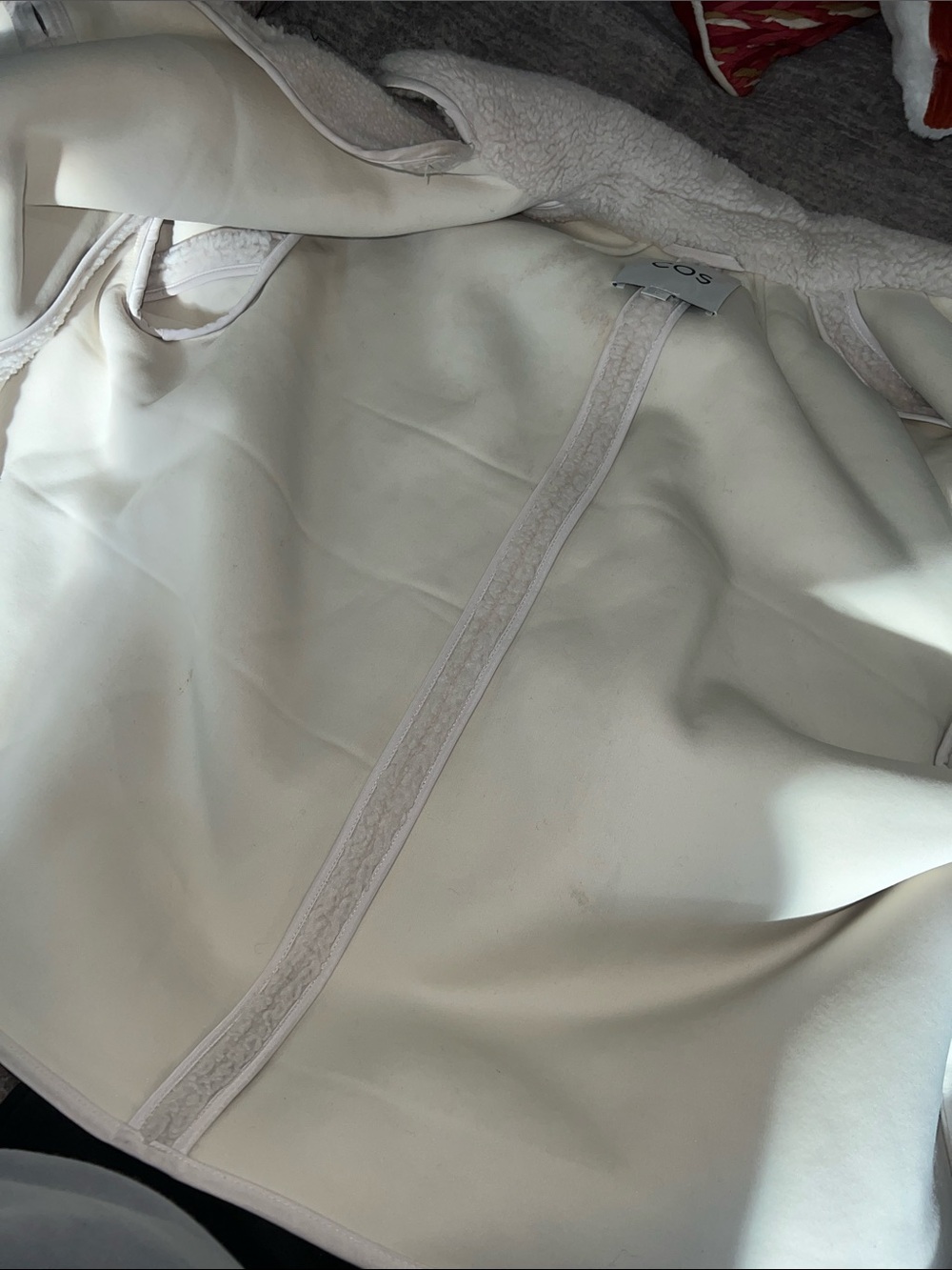 COS Collared Faux Shearling Jacket - Picture 9 of 11